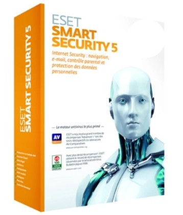 Антивирус ESET Smart Security 5.0 лицензия на 1 год 2 ПК (коробка) + Mobile Security в подарок