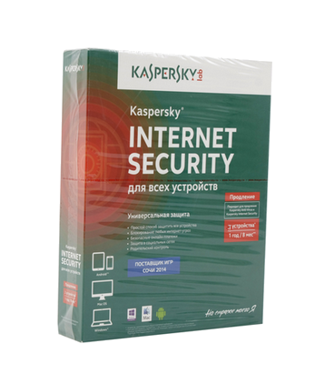 Антивирус Kaspersky Internet Security 2014 стартовая лицензия на 1 год 3 ПК для Windows, Android и Mac OS (коробка)