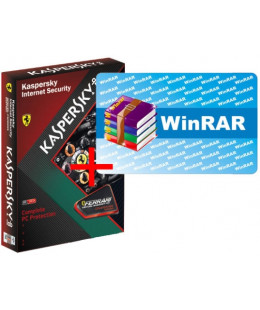 Антивирус Kaspersky Internet Security Special Ferrari Edition стартовая лицензия на 1 год 1 ПК (коробка) + WinRAR 4.0 в подарок