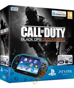 Игровая приставка PS Vita WiFi Bundle (карта памяти 4Gb и ваучер на скачку игры Call of Duty: Black Ops Declassified)