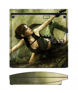 Наклейка для игровой приставки Tomb Raider PS3 Slim