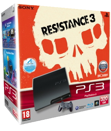 Игровая приставка Sony Playstation 3 Slim 320Gb Bundle (Resistance 3)