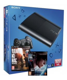 Игровая приставка Sony Playstation 3 Super Slim 500Gb Bundle (The Last of Us + Beyond: Two Souls)