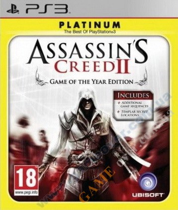 Assassin's Creed 2 Game of the Year Edition Platinum PS3