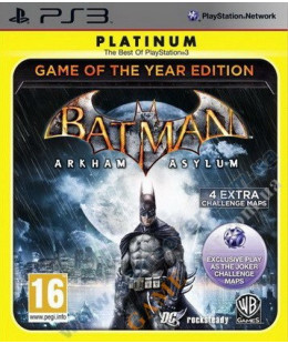 Batman: Arkham Asylum Game of the Year Edition Platinum PS3