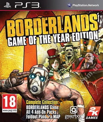 Borderlands Game of the Year Edition PS3