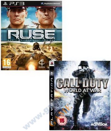 Бандл игровой: Call Of Duty: World At War + R.U.S.E PS3