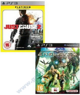 Бандл игровой: Enslaved: Odyssey to the West + Just Cause 2 Platinum PS3