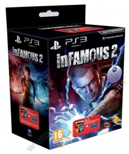 inFamous 2 Cosmic Blue Dualshock Bundle (мультиязычная) PS3