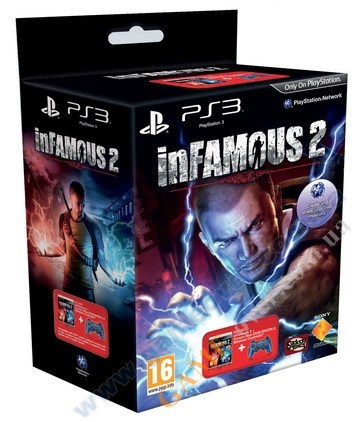 inFamous 2 Cosmic Blue Dualshock Bundle (мультиязычная) PS3
