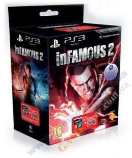 inFamous 2 Crimson Red Dualshock Bundle (мультиязычная) PS3