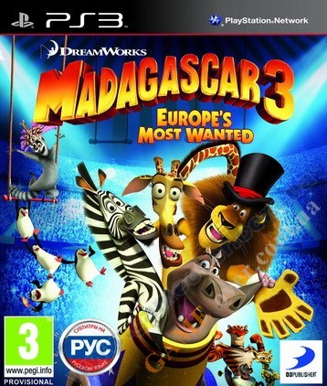 Madagascar 3 (русские субтитры) PS3