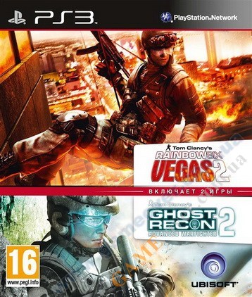 Бандл игровой: Rainbow Six Vegas 2 + Ghost Recon Advanced Warfighter 2  PS3