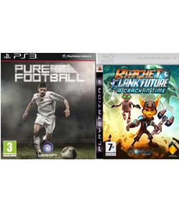 Бандл игровой: Ratchet and Clank: A Crack In Time + Pure Football PS3