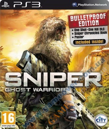 Sniper: Ghost Warrior Steelbook Extended Edition (мультиязычная) PS3