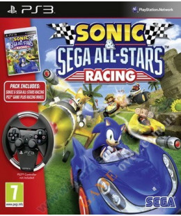 Sonic and SEGA: All-Stars Racing (игра + накладка-руль PS) PS3