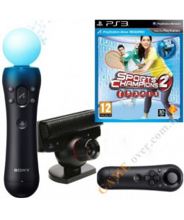 Бандл игровой: Sports Champions 2X (Игра, камера PS Eye и 2 контроллера Move) PS3