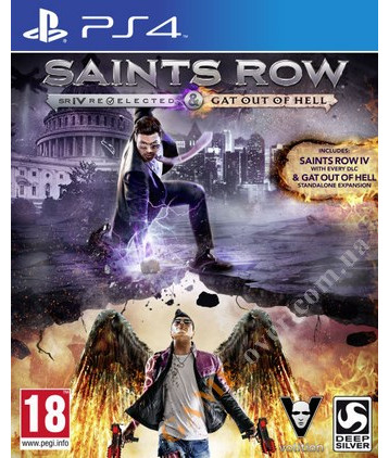 Saints Row: SR IV Re-elected and Gat Out of Hell PS4