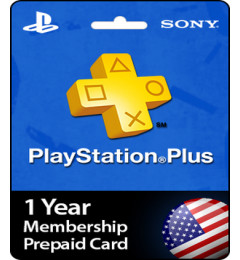 Подписка PlayStation Plus USA 12 мес (ключ активации) PSN