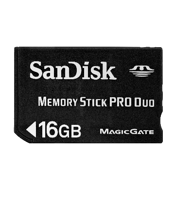 Карта памяти Sandisk Memory Stick Pro Duo 16 Gb PSP