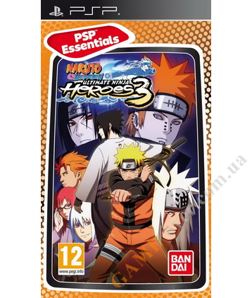 Naruto Shippuden Ultimate Ninja Heroes 3 Essentials PSP