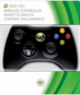 Контроллер безпроводной Xbox 360 черный (блистер)