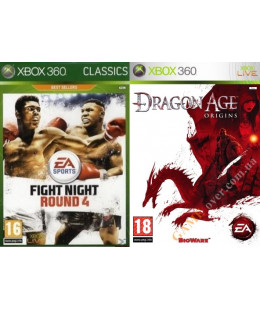 Бандл игровой: Dragon Age: Origins и Fight Night Round 4 Classics Xbox 360