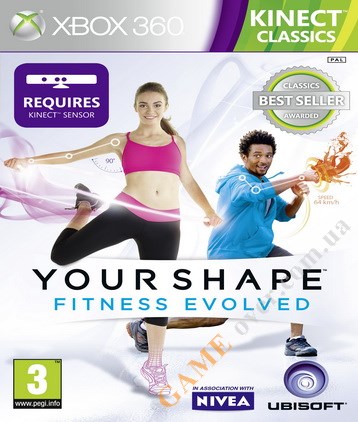 Kinect Your Shape Fitness Evolved Classics Xbox 360