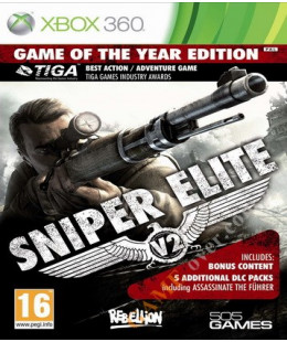 Sniper Elite V2 Game of the Year Xbox 360